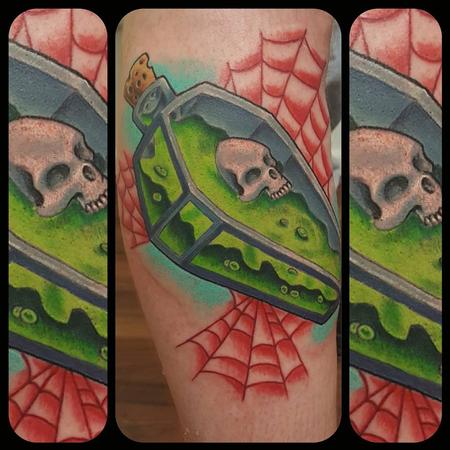 Tattoos - Coffin Bottle - 133412